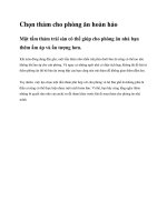 Tài liệu Chọn thảm cho phòng ăn hoàn hảo doc