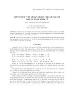 Tài liệu Một phương pháp nội suy giải bài toán mô hình mờ trên cơ sở đại số gia tử. pot