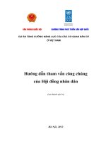 Tài liệu Hướng dẫn tham vấn công chúng của Hội đồng nhân dân pot