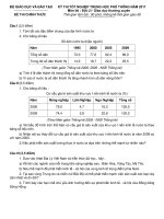 Tài liệu ĐỀ THI TỐT NGHIỆP TRUNG HỌC PHỔ THÔNG NĂM 2011 MÔN ĐỊA LÝ doc