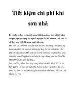 Tài liệu Tiết kiệm chi phí khi sơn nhà pot