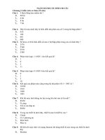 Tài liệu NGÂN HÀNH CÂU HỎI 130 CÂU pptx
