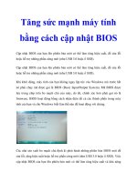 Tài liệu Tăng sức mạnh máy tính bằng cách cập nhật BIOS pot