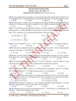 Luyện Thi Đại Học Vật Lý có đáp án giải chi tiết