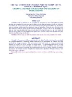Tài liệu CHẾ TẠO MÔ HÌNH THỰC NGHIỆM PHỤC VỤ NGHIÊN CỨU VÀ GIẢNG DẠY ROBOT DI ĐỘNG pptx