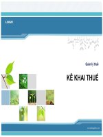 slide quản lý thuế kê khai thuế