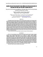 Tài liệu NGHIÊN CỨU ĐẶC TÍNH NGỦ NGHỈ VÀ ẢNH HƯỞNG CỦA THỜI GIAN BẢO QUẢN TỚI KHẢ NĂNG CHẾ BIẾN CHIP CỦA MỘT SỐ GIỐNG KHOAI TÂY potx