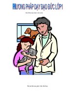 Tài liệu Phương pháp dạy đạo đức lớp 1 pdf