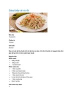 Tài liệu Salad bắp cải cà rốt docx