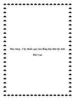 Tài liệu Đào rừng - Cây thuốc quý của đồng bào dân tộc tỉnh Bắc Cạn docx