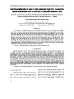 Tài liệu THỰC TRẠNG BẢO QUẢN VÀ QUẢN LÝ CHẤT LƯỢNG SẢN PHẨM THỦY SẢN SAU THU HOẠCH TRÊN TÀU KHAI THÁC XA BỜ Ở MỘT SỐ TỈNH MIỀN TRUNG VIỆT NAM pot