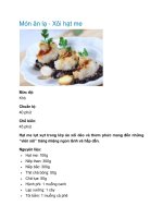 Tài liệu Món ăn lạ - Xôi hạt me ppt