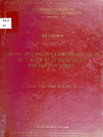 Thị trường ASEAN và những giải pháp đẩy mạnh xuất khẩu sang thị trường ASEAN