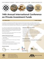 Tài liệu 14th Annual International Conference on Private Investment Funds docx