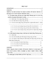 giải pháp nâng cao chất lượng tín dụng trung - dài hạn tại sgd nhno & ptnt việt nam 1