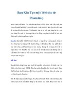 Tài liệu BaseKit: Tạo một Website từ Photoshop pptx
