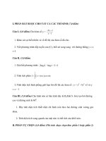 Tài liệu Đề Thi Thử Tốt Nghiệp Toán 2013 - Phần 9 - Đề 13 ppt