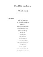 Tài liệu Đàn Ghita của Lor-ca (Thanh thảo) pot