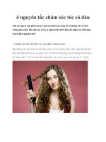 Tài liệu 4 nguyên tắc chăm sóc tóc cô dâu doc
