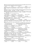 Tài liệu Đề Thi Tốt Nghiệp Hóa 2013 - Phần 3 - Đề 14 pot