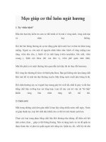 Tài liệu Mẹo giúp cơ thể luôn ngát hương ppt