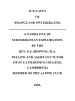 Tài liệu ICE-CAVES OF FRANCE AND SWITZERLAND pptx