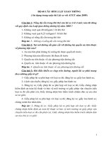 Tài liệu 60 cau hoi Lai xe ATGT 2009 pdf