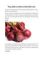 Tài liệu Thực phẩm tự nhiên trị bệnh thiếu máu pdf