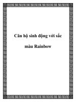 Tài liệu Căn hộ sinh động với sắc màu Rainbow potx