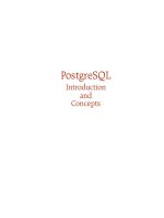Tài liệu PostgreSQL Introduction and Concepts doc