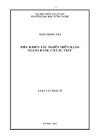 điều khiển tắc nghẽn trên mạng ngang hàng có cấu trúc