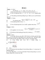 Tài liệu Đề thi thử đại học môn toán năm 2013 - THPT Lý Thường Kiệt - Đề số 1 docx