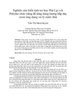 Nghiên cứu biến tính tro bay phả lại với polyme chức năng để tăng dung lượng hấp thụ crom ứng dụng xử lý nước thải