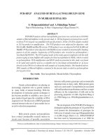 Tài liệu PCR-RFLP ANALYSIS OF BETA-LACTOGLOBULIN GENE IN MURRAH BUFFALOES pdf