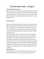 Tài liệu Trẻ ham đọc sách... cũng lo pptx