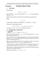 PHƯƠNG TRÌNH VI PHÂN (2)