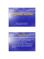 Tài liệu X quang xương doc