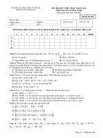 Tài liệu ĐỀ THI KẾT THÚC HOC PHẦN K36 MÔN ĐẠI SỐ TUYẾN TÍNH pot