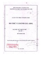 luận văn đo thử và đánh giá ADSL