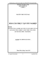 GIẢI PHÁP NÂNG CAO HIỆU QUẢ CÔNG TÁC HUY ĐỘNG VỐN TẠI NGÂN HÀNG NÔNG NGHIỆP VÀ PHÁT TRIỂN NÔNG THÔN CHI NHÁNH BA ĐÌNH – THANH HÓA