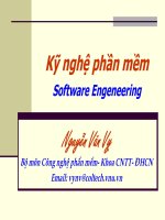 Tài liệu Kỹ nghệ phần mềm 05 docx