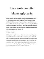 Tài liệu Làm mới cho chiếc blazer ngày xuân docx