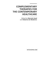 Tài liệu Complementary Therapies for the Contemporary Healthcare pptx