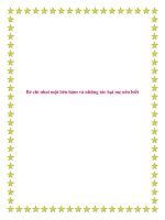 Tài liệu Bé chỉ nhai một bên hàm và những tác hại mẹ nên biết. doc