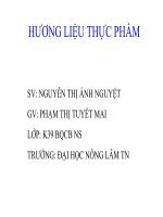 Tài liệu Hương liệu thực phẩm doc