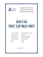 báo cáo thực tập nhận thức công ty tnhh thiên tự phước