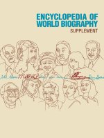 Tài liệu ENCYCLOPEDIA OF WORLD BIOGRAPHY SUPPLEMEN 24 pdf