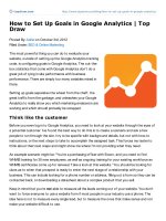How to Set Up Goals in Google Analytics
