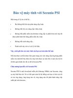 Tài liệu Bảo vệ máy tính với Secunia PSI pdf