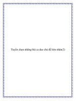 Tài liệu Những bài ca dao chủ đề kết hôn cổ xưa ppt